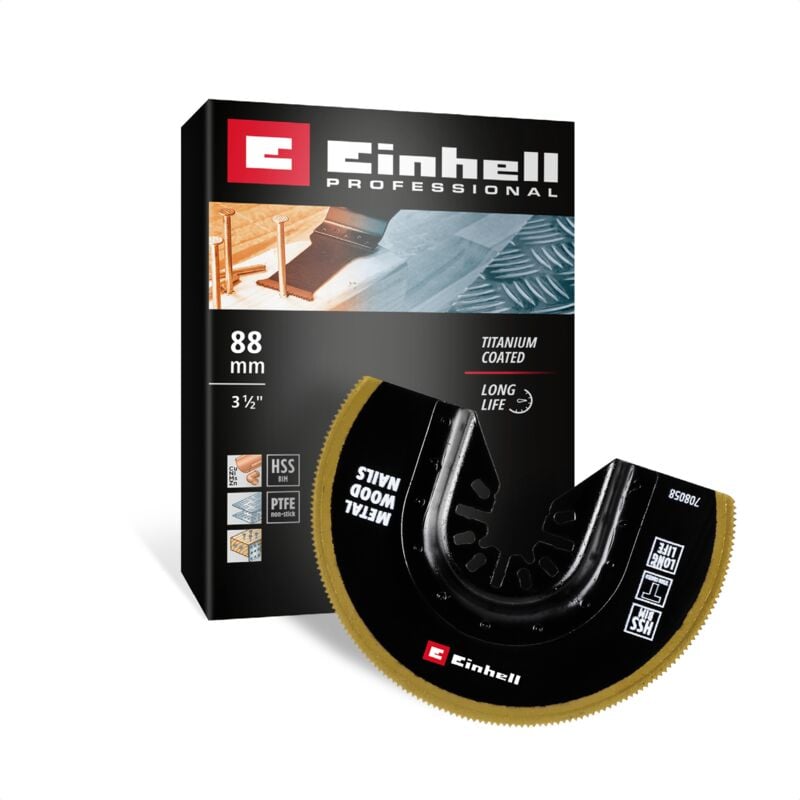 Einhell - 708058 Sägeblatt halbr. bim-ti, 88mm Bimetall Tauchsägeblatt 88 mm 1 St.