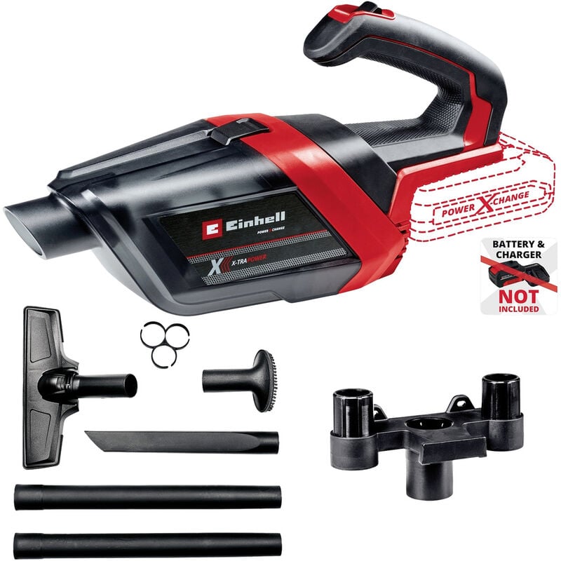 Einhell TE-HV 18/06 Li - Solo Power X-Change 2347190 Akku-Handstaubsauger 18 V ohne Akku, ohne Lad