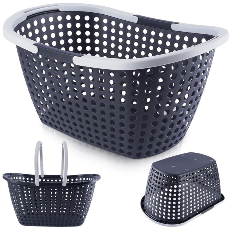 Einkaufskorb für Picknick Pilze Picknickkorb aus Kunststoff