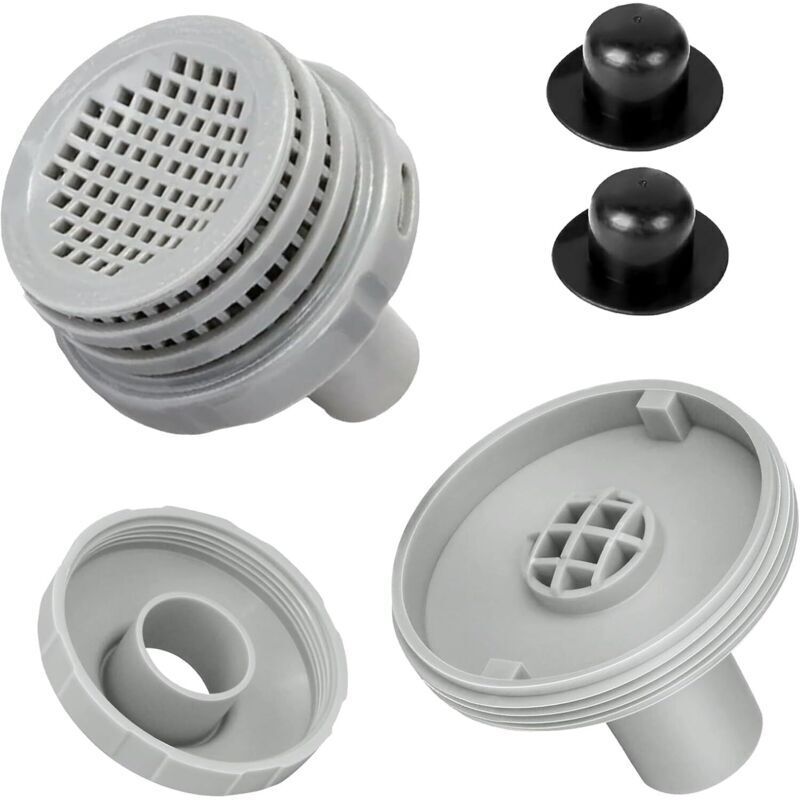 Einlaufsieb für Pools, 32-mm-Siebanschluss, Wasserstrahlanschluss für Pools, Poolzubehör, Anschlussset für Aufstellpools