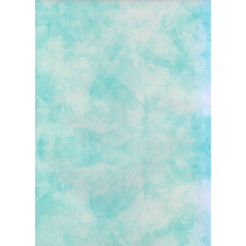 Keine Angabe - Einlegeblätter A4/A5 marmoriert Briefpapier Druckerpapier Einleger Speisekarten - A4, Türkis