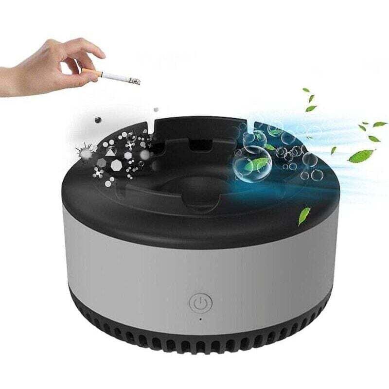 Einteiliger, luftreinigender Aschenbecher, intelligenter elektronischer Aschenbecher, rauchfreier Aschenbecher, multifunktionaler, rauchfreier