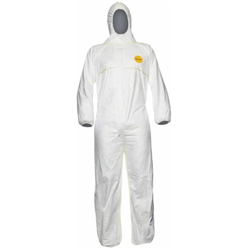 Schutzoverall Typ 5/6 Tyvek 200 EasySafe, weiß, Unisex-Größe: l - Dupont