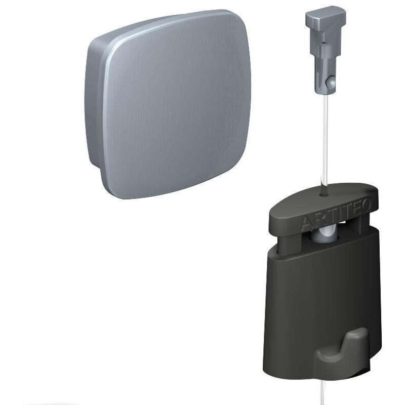 Set d'accrochage solo fil perlon transparent 1mm et crochet - Uniq-Hanger Artiteq