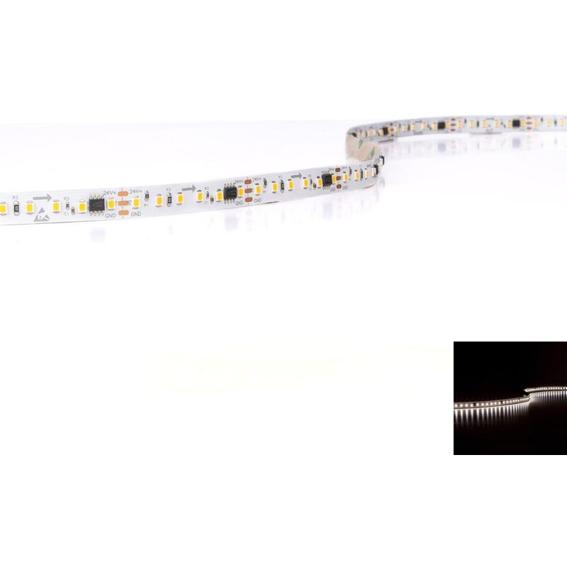 Einzeln Adressierbarer LED-Streifen SM16703 neutralweiß 4000K 24V LED Strip 5M 18W/m 120LED/m 10mm IP20