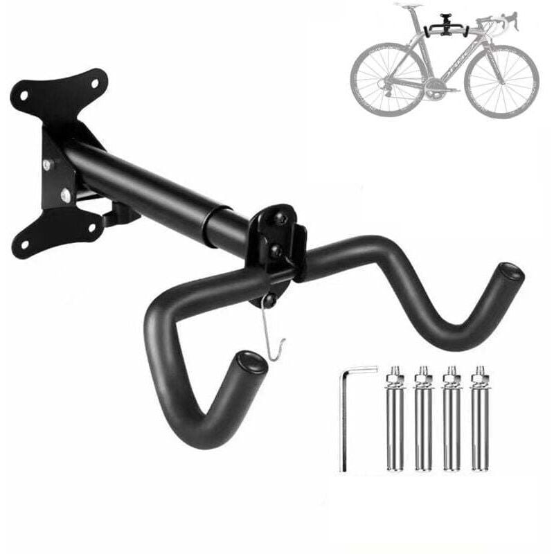 Einziehbare Fahrrad-Wandhalterung für die Garage, platzsparender vertikaler Mountainbike-Ständer, Mountainbike-Halter, an der Wand montierter