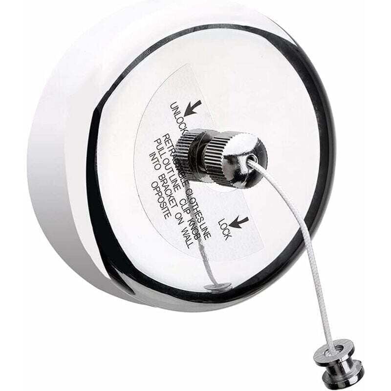 Einziehbarer Wäscheständer, ausziehbare Wäscheleine aus Edelstahl, 3,8 m langer Wäscheständer für den Innenbereich für Hotel, Badezimmer und Balkon.