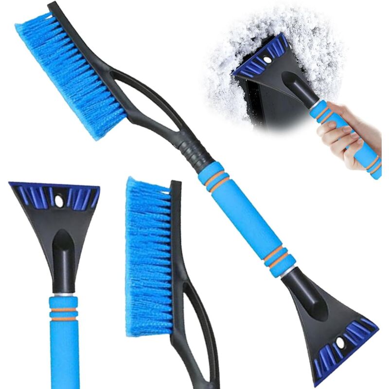 Eiskratzer Auto, Eiskratzer Auto mit Besen, Auto Eiskratzer mit Eisbrecher Funktion, Scheibenkratzer Auto, Abnehmbarer Eiskratzer, Effektiver Auto