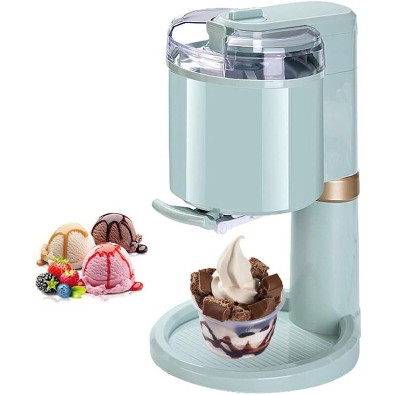 Eismaschine, 1000 ml, DIY, tragbar, einfach zu bedienen, vollautomatisch, Eismaschine für den Heimgebrauch