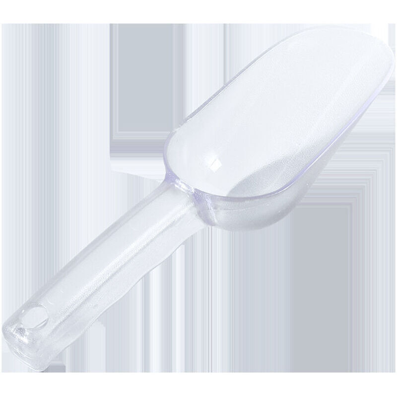 Eisportionierer, Eislöffel, Eisschaufel, Lebensmittelqualität, Süßigkeiten, Eiswürfel, Mehlschaufel, trockenes, transparentes Polystyrol