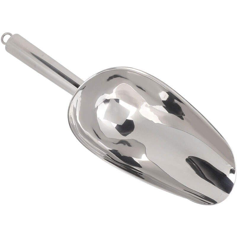 Eisschaufel aus Edelstahl, multifunktionale Schaufel für Kaffeebohnen und Süßigkeiten, 510 ml, hergestellt aus hochwertigem Edelstahl
