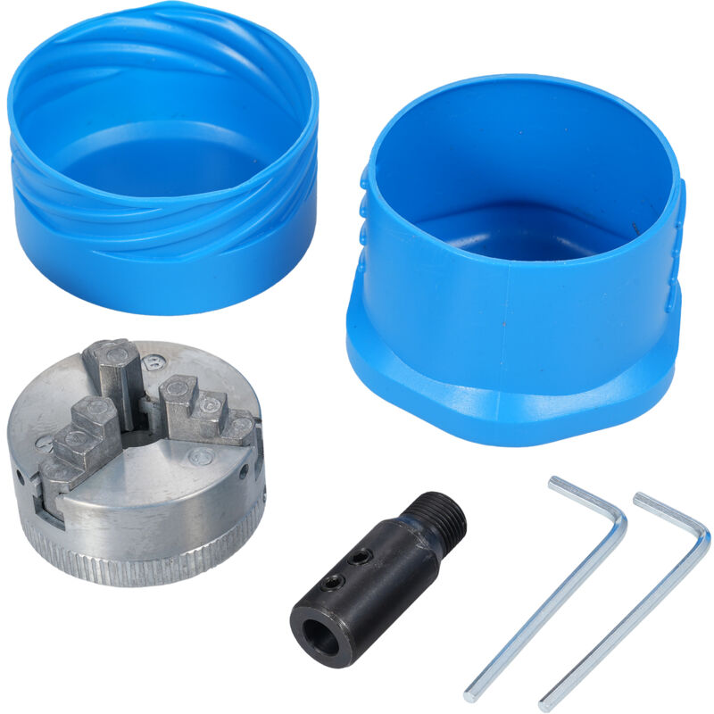 3-Backen-Drehfutter, 50 mm, 3-Backen-Drehfutter, selbstzentrierendes Holzdrehfutter für Drehmaschinen, Fräs- und Bohrmaschinen - Ej.life