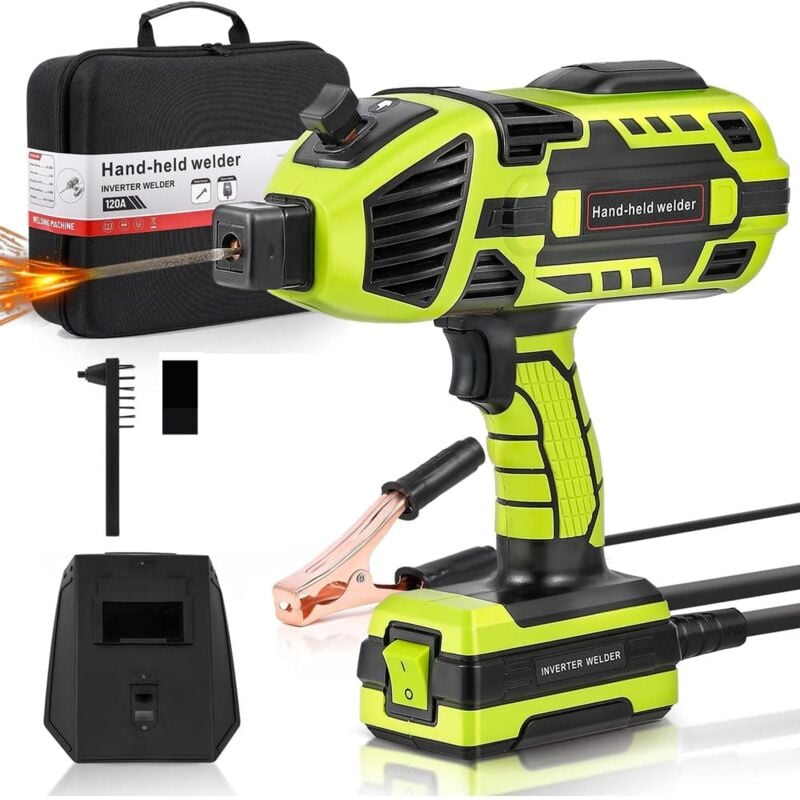 4,6 kW verbessertes Schweißgerät, 220 v Handschweißgerät mit IGBT-Wechselrichter, 5 variable Stromeinstellungen, tragbare Lichtbogenschweißpistole