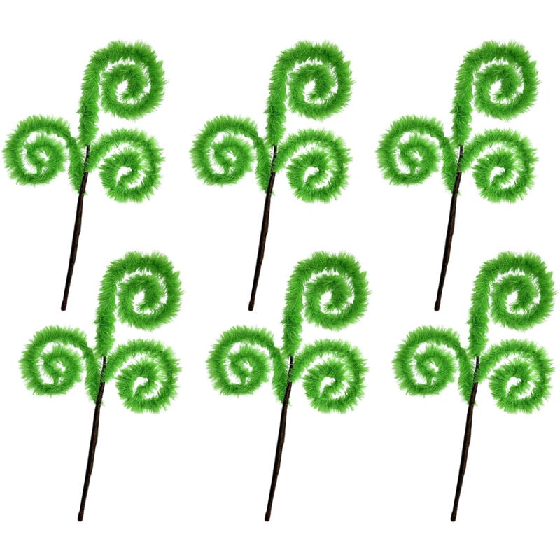 6er-Pack Plüsch-Süßigkeitskreise für Party-Dekoration, DIY-Weihnachtsbaum-Dekoration - Ej.life