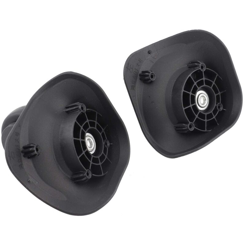 Ej.Life Alomejor 1 Paar Gepäck Schwenkräder PVC Koffer Ersatzräder Radbefestigungen Silent Wear Riemenscheibe für Gepäck Koffer Trolley