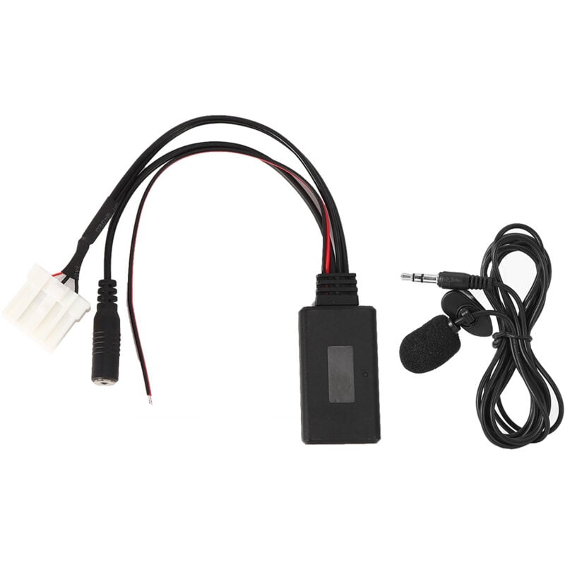 Ej.life - Dioche AUX-IN-Kabeladapter, AUX-IN-Kabel Adapter Auto Bluetooth 5.0 Mikrofon Fit für Mazda 2 3 5 6 Rx8