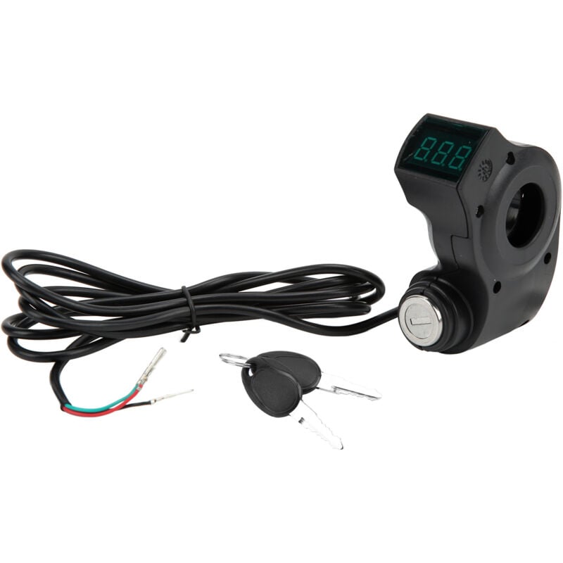 Ej.life - Elektroroller-Zündschloss, Elektroroller 22,2mm Lenker 3 Polig Zündschlüsselschalter Zündschalter für kugoo für M4-Roller