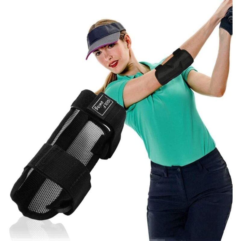 Ej.Life Golf Trainingshilfe, Golf Ellenbogenbandage, Golf Schwungtrainer Ellbogen Trainingshilfen Golf Swing Trainer Aid Golfschwung Golf