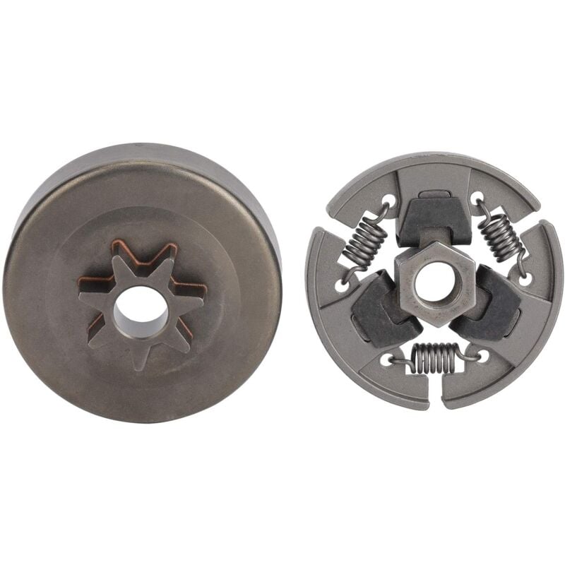 Kettensägen-Kupplungstrommel Kettensägen-Kupplungstrommel Zinklegierung Kettensägenzubehör Kupplungskettenrad-Trommel-Kit-Teile Passend für Stihl