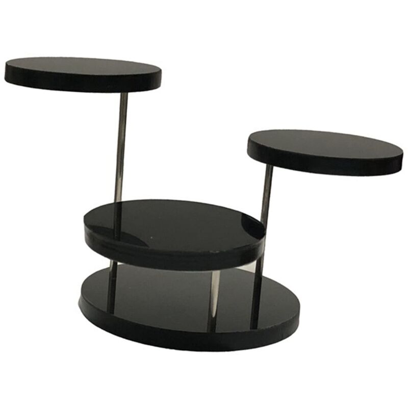 Ej.Life Mehrschichtiger Präsentationsständer, Stabiler, Eleganter, Dekorativer Runder Schmuckständer mit Modischem Aussehen für Ringe für Kekse