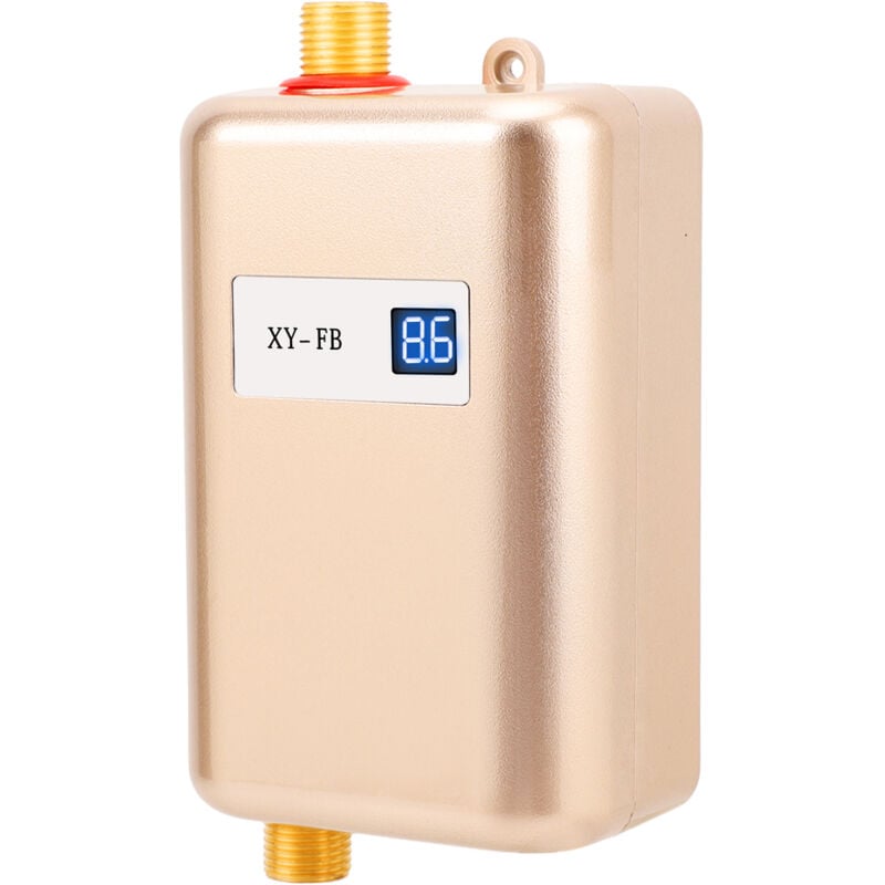 Mulcort Durchlauferhitzer, 220 v, 3800 w, Mini-elektrischer Durchlauferhitzer, Badezimmer, Küche, Spülen mit LCD-Display für Dusche, Badezimmer,