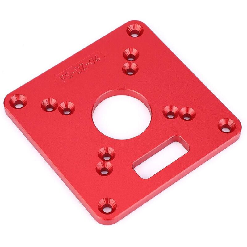 Router Table Insert Plate, Router Insert Plate Router Table Insert Plate Aluminum Alloy 6061 Anodic Oxidation Engraving Router Table Plate - Ej.life