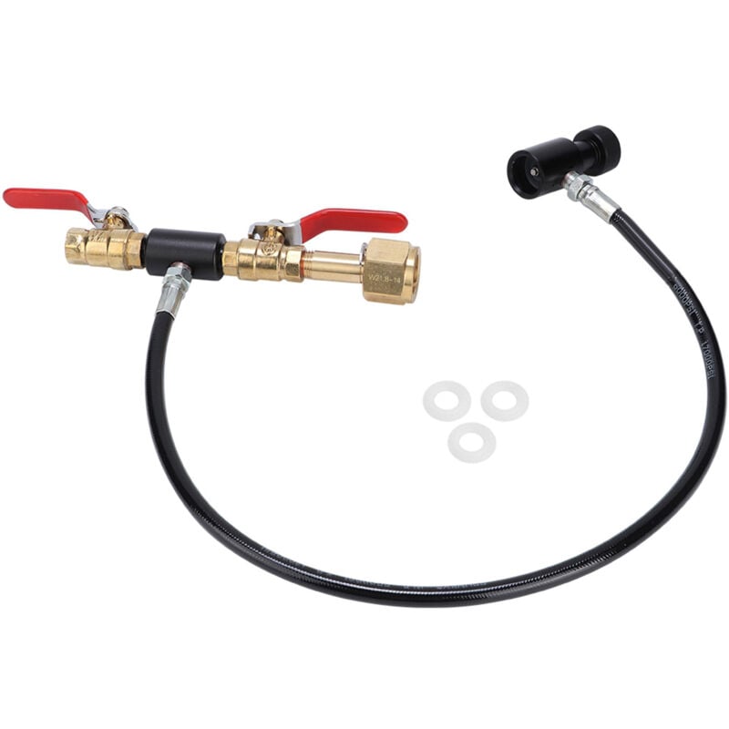 Ej.Life Soda Stream Nachfülladapter Kit, CO2 Flaschen Nachfülladapter Flaschenanschluss CO2 Sodastream Adapter CO2 Nachfülladapter mit Schlauch(24