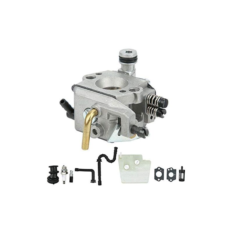 Ej.Life Stihl 024 026 MS 260 Vergaser Set,Vergaserfilter Ansaugrohr Kit Passend für Stihl 024 026 MS260 Kettensägen-Teilzubehör Hardware-Tool-Kit