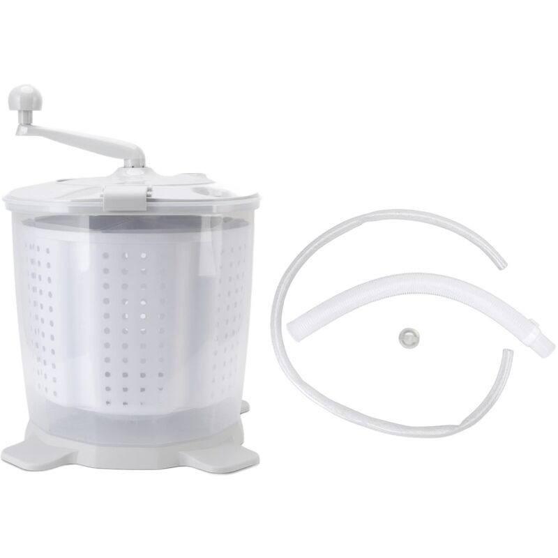 Ej.life - Tragbare Waschmaschine Manuelle Tragbare Handkurbel Waschmaschine Mini-Waschmaschine Manuelle Waschmaschine für Wohnheim Wohnung Camping