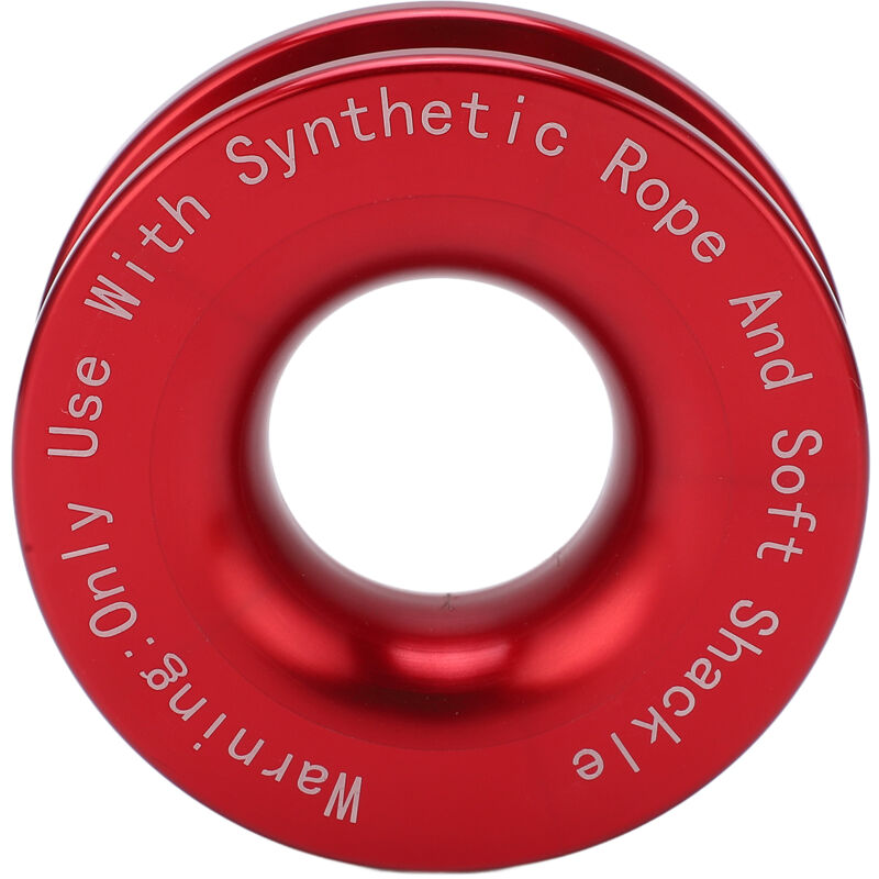 Ej.life - Windenschnapp-Bergungsring 41000 lbs Bruchfestigkeit für 7/16 Zoll 1/2 Zoll weiche Schäkel mit 3/16 Zoll 1/4 Zoll 3/8 Zoll Seilen Rot