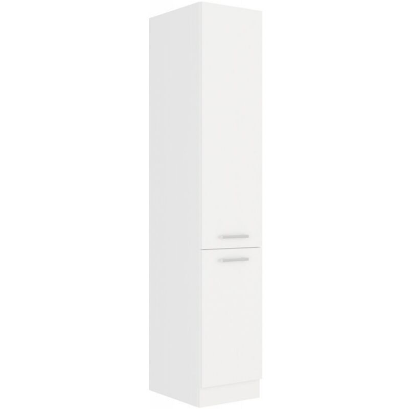 Küchen Preisbombe - eko White Hochschrank 40 cm Weiss matt Küchenzeile Küchenblock Küche Einbauküche