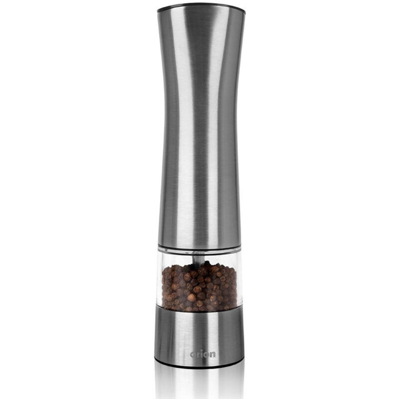 Electric grinder for pepper salt and spices in stainless steel