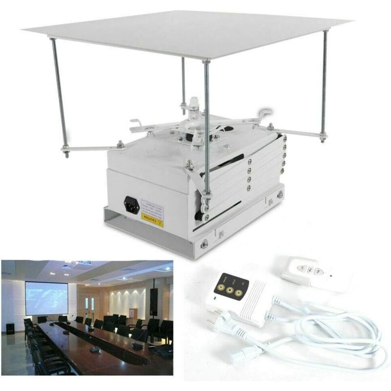 Electric Lift Projector Motorisierter Projektorhalterung Aufzug Mit Ir Remote Elektrische Beamer Lifter Fernbedienung Deckenlift Projektor Sicherheit
