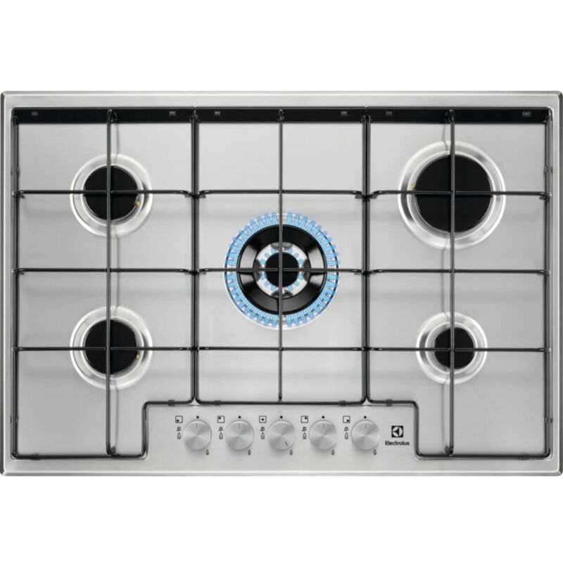 Electrolux EGS7534X Edelstahl Integriertes Kochfeld 74,5 cm of gas 5 Zone(n)
