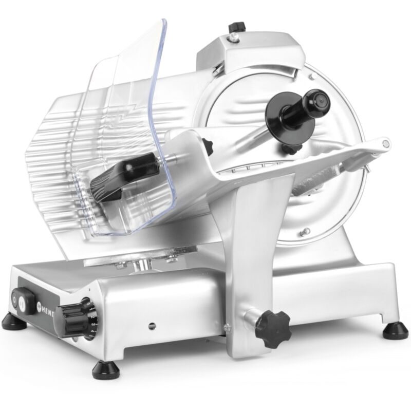 Elektrische Aufschnittmaschine für Wurst und Käse, Durchmesser 250 mm, 220 W