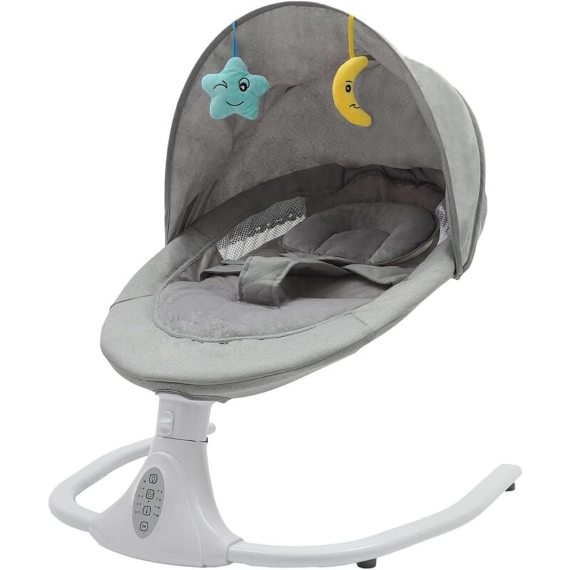 Elektrische Babyschaukel, Elektrischer Baby-Schaukelstuhl mit Fernbedienung, Babywippe mit Bluetooth, Leichte Babyschaukel für Weniger als 39.68