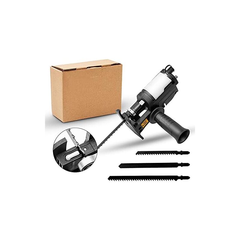 Elektrische Bohrmaschine, modifizierte elektrische Säge, Säbelsäge, tragbares Schneidwerkzeug für den Heimgebrauch – Holz- und Metallschneidezubehör