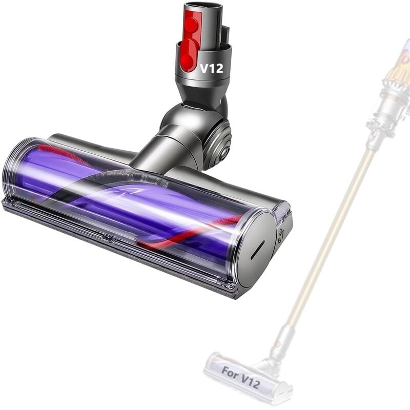 Elektrische Bürste für Dyson V12 Detect Slim V10 Digital Slim, Ersatzteil Direktantrieb Reiniger Kopf Turbine Bodendüse für Dyson V12 Slim V10 Slim,