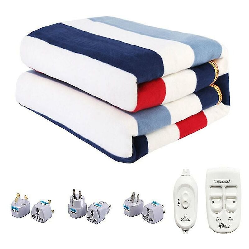 Elektrische Heizdecke Doppel 220 V Heizbett Thermostat Weiche elektrische Matratze Heizdecken Wärmer Heizteppich 180 cm (Farbe: 90 x 180 cm)