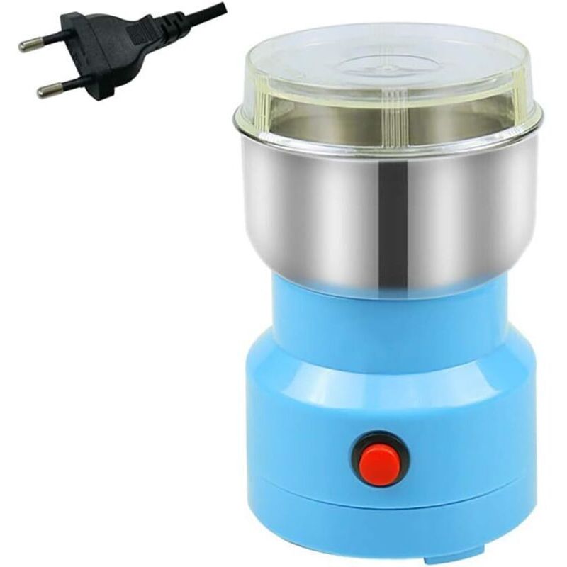 Elektrische Kaffeemühle, tragbare Multifunktions-Zerkleinerungsmaschine zum Mahlen von Getreide, Kaffee, Nüssen, Pfeffer, Samen, geräuscharme Mühle