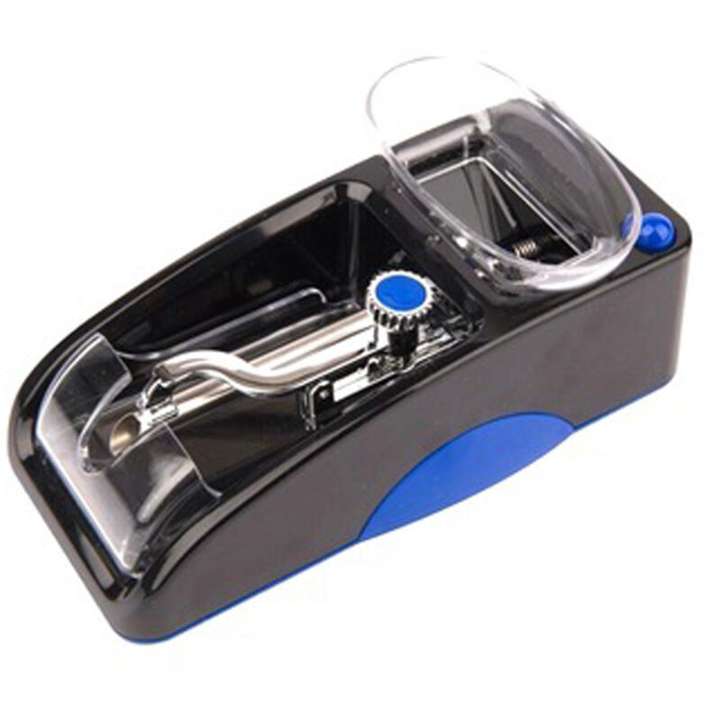 Elektrische und automatische Zigarettenrollmaschine, Injektor-Rollvorrichtung, Tabakherstellungszubehör, DIY-Werkzeug, AC100V-240V (blau)