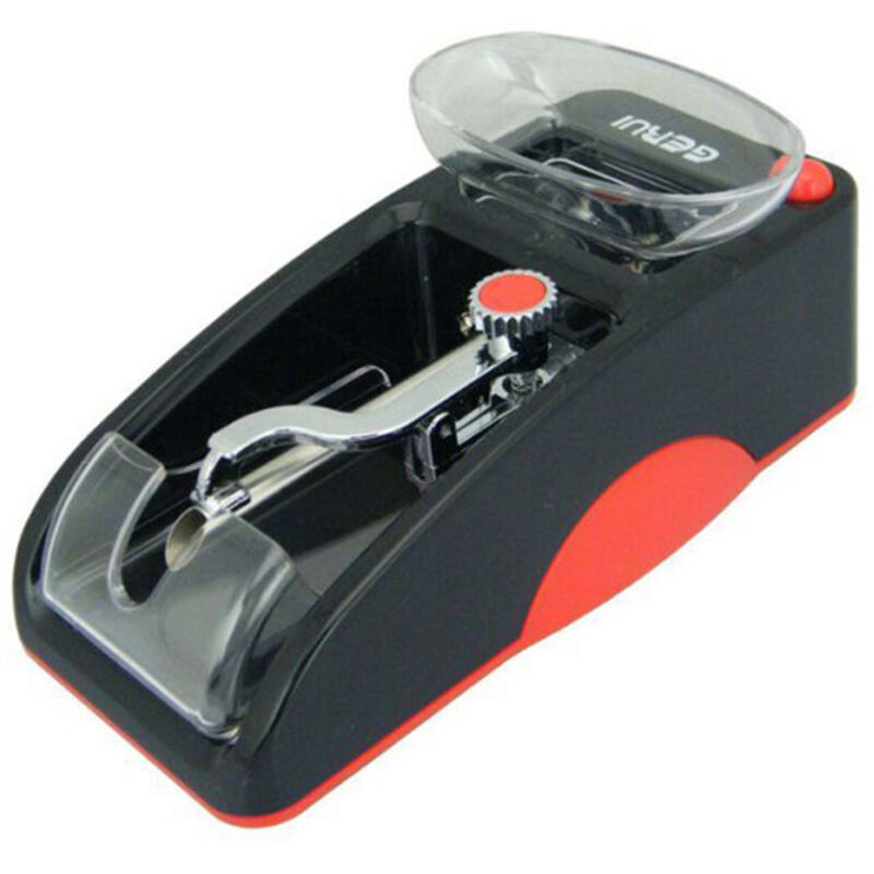 Elektrische und automatische Zigarettenrollmaschine, Injektor-Rollvorrichtung, Zubehör für die Tabakherstellung, DIY-Werkzeug, AC100V-240V (rot)