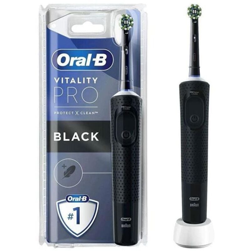 Elektrische Zahnbürste braun oral b vitality pro schwarz