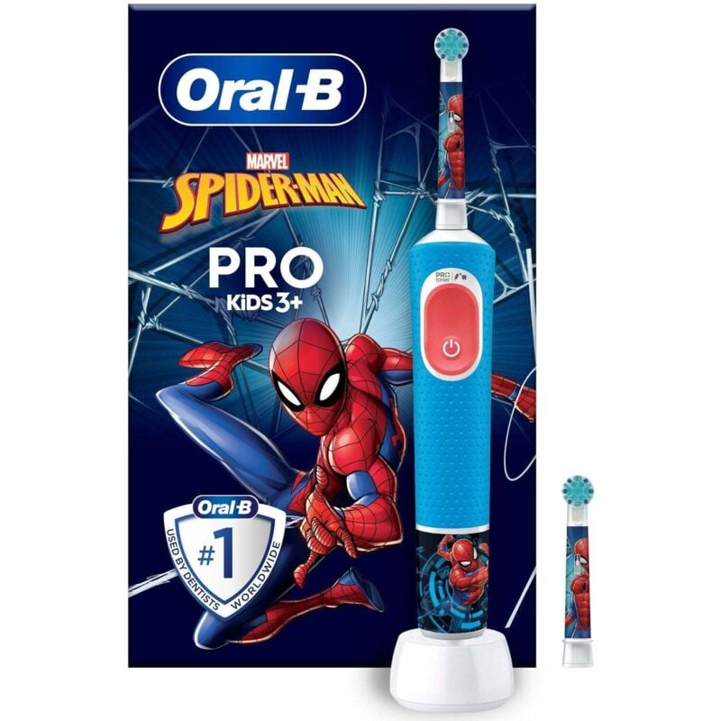 Elektrische zahnburste vitality pro kids spiderman extra nachfullung