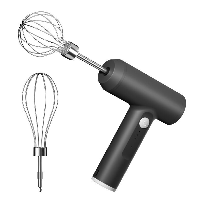 Elektrischer Eierschläger mit zwei Drahtschlägern, Lebensmittelmixer, 3-Gang-Schneebesen, vertikaler kabelloser Handmixer mit Eiertrenner zum Backen