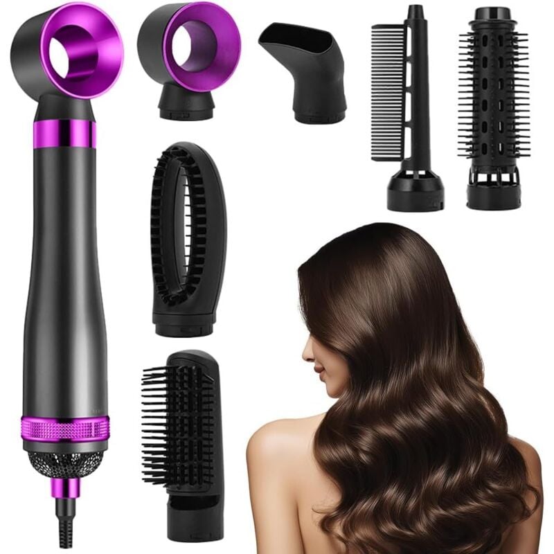 Elektrischer Haartrockner, Lockenstab, Föhnkamm, Sechs-in-Eins-Maschine, Negativ-Ionen-Elektro-Föhn, Styling-Föhn, Föhnzylinder