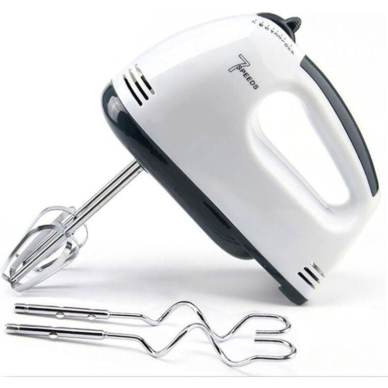 Elektrischer Handmixer, 7-Gang-Automatik zum Mischen von Eiern und Mehl mit Schneebesen zum Backen von Brotkuchen (1)