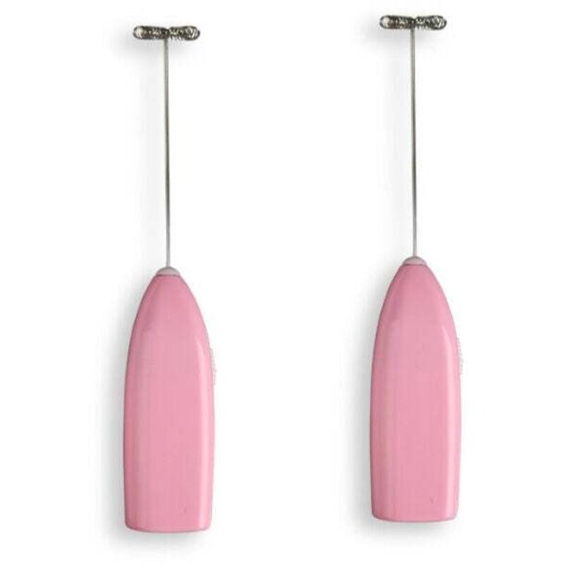 Elektrischer Milchaufschäumer, 2 Stück Mini-Matcha-Schneebesen, elektrischer Schneebesen, funktioniert mit 2 AA-Batterien (Batterien nicht im