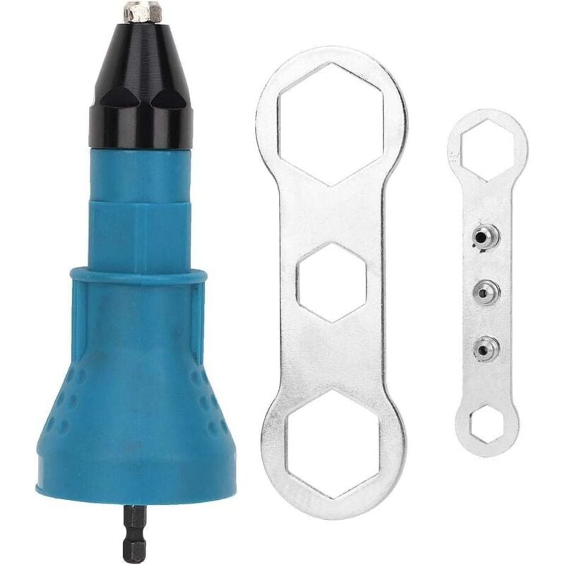 Elektrische Niete, professionelle elektrische Nietpistole, kabellose elektrische Bohrmaschine, Nietadapter, Nietpistolen-Muttern-Installationssatz,