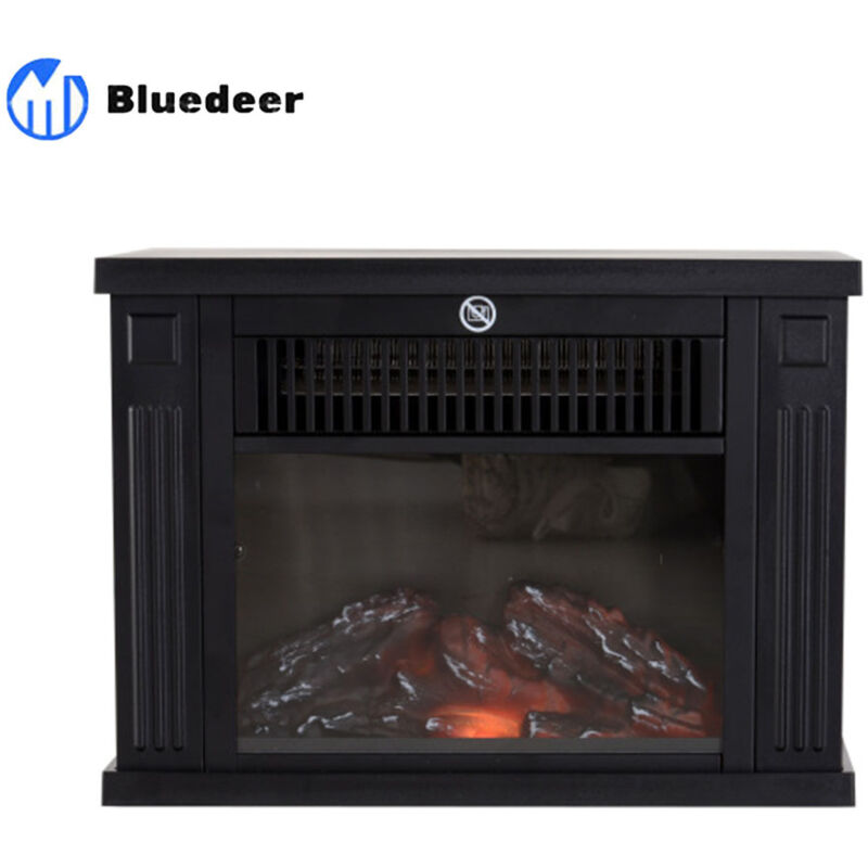 Elektrokamin elektrischer Wandkamin Kaminofen Modell 5 – realistisches Flammenspiel – moderne Optik für Wohnzimmer